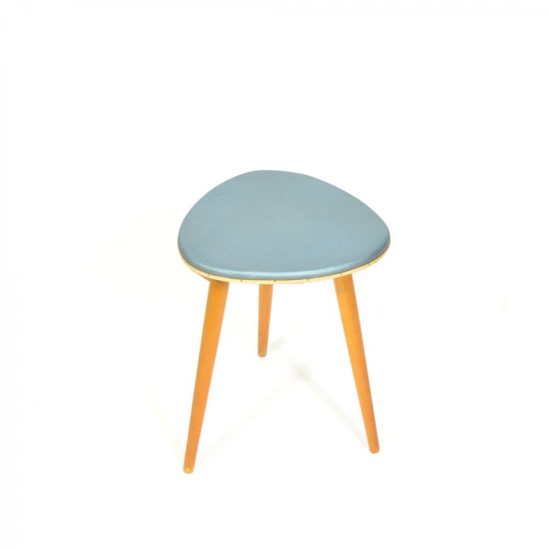 Grey tripod stool