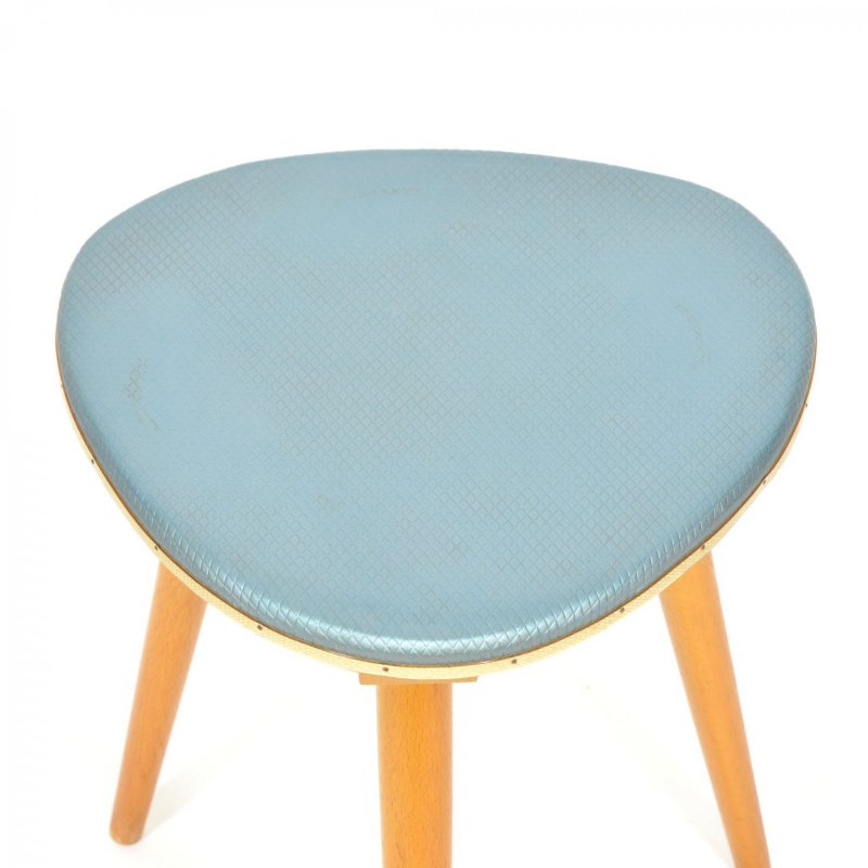 Grey tripod stool