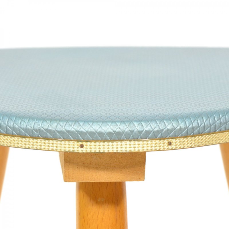 Grey tripod stool