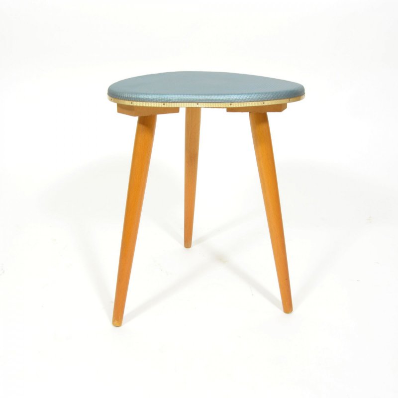 Grey tripod stool