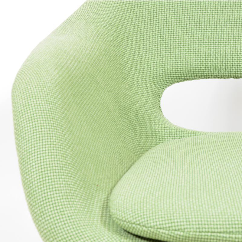 Green shell chair