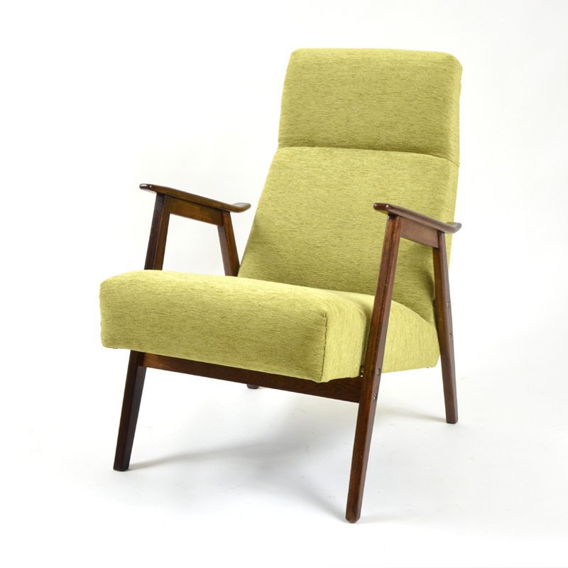 Green armchair