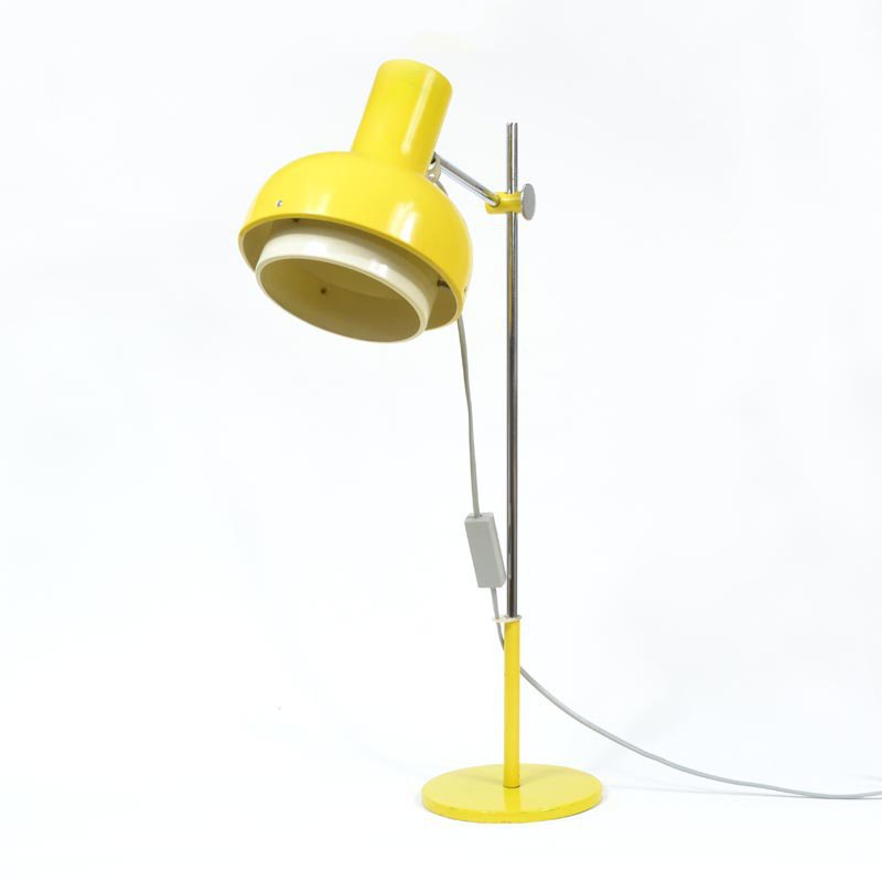 Yellow table lamp