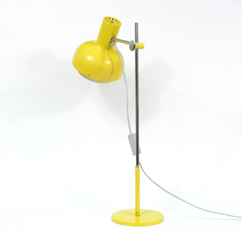 Yellow table lamp