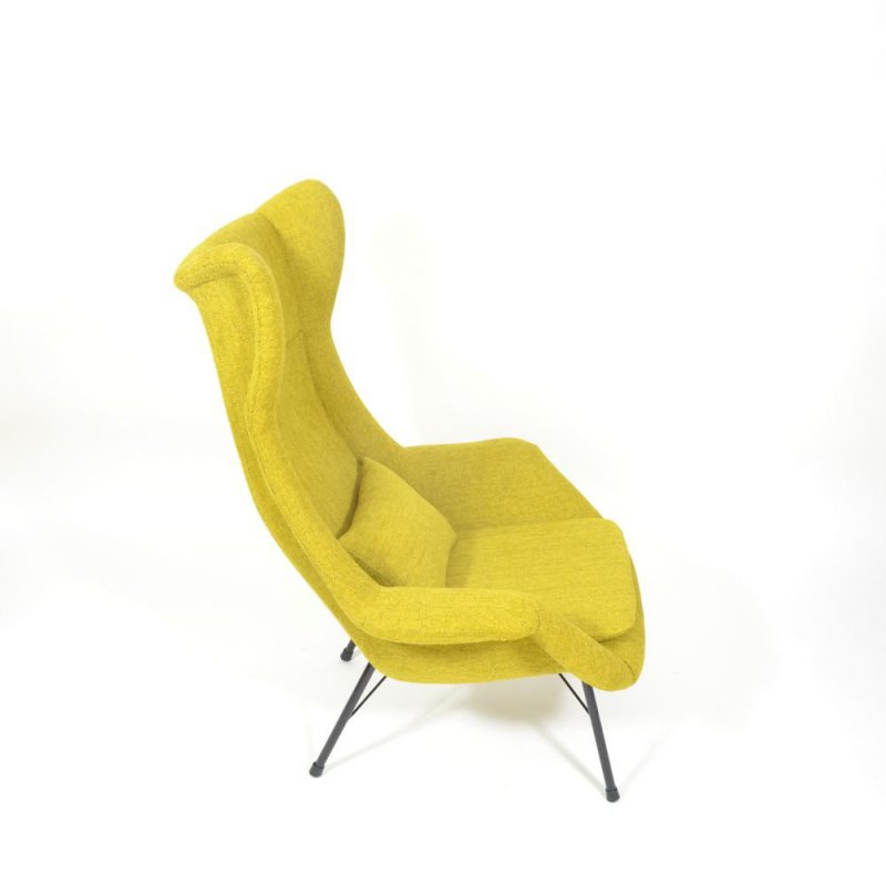 Yellow Fibreglass chair