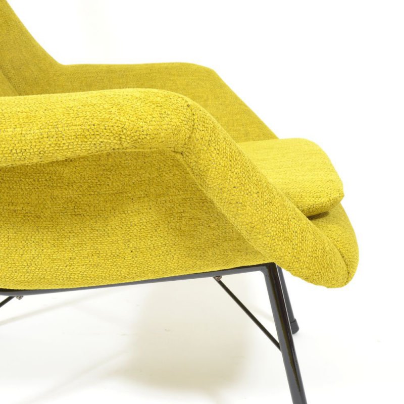 Yellow Fibreglass chair