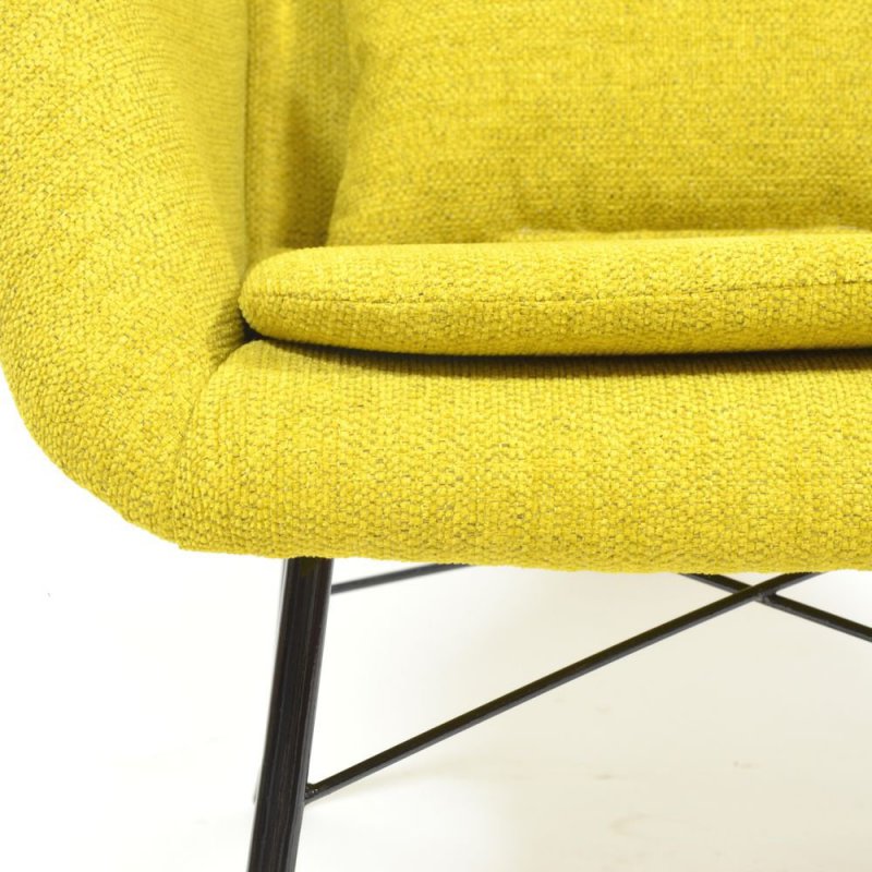 Yellow Fibreglass chair
